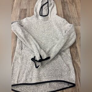 Nike Sportswear Heather Gray Pullover Hoodie Thumb Holes women’s Medium